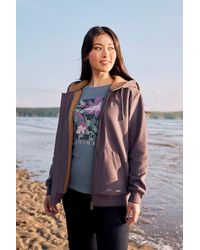 Mountain Warehouse - 'Zuri' Hoodie Fleece Lined Full Zip Adjustable Hood Cosy Jumper - Lyst