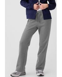 Azura Exchange - Ontspannen Pasvorm Fleece Broek - Lyst