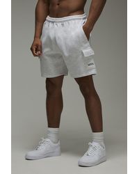 BoohooMAN - Active 7Inch Loose Fit Cargo Short - Lyst