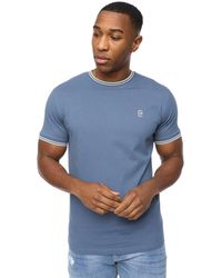 Crosshatch - Shellworth T-Shirt (Denim) - Lyst