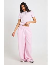 Boohoo - Tall Piping Detail T-Shirt And Straight Leg Jogger Set - Lyst