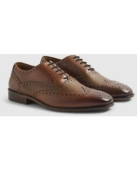 River Island - Brogue Shoes Leather - Lyst