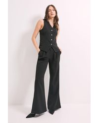 PRINCIPLES - High Waisted Wide Leg Trouser - Lyst