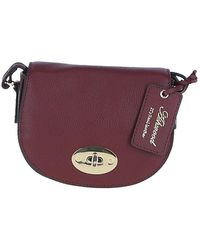 Ashwood Leather - 'Borsa Della Moda' Real Saddle Crossbody Bag - Lyst