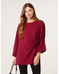 Blue Vanilla - Detail Side Gathered Blouse - Lyst