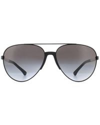 Emporio Armani - Sunglasses Ea2079 32038G Matte Gradient Metal - Lyst