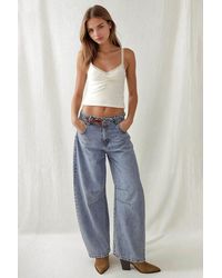 Hiccup - Mid Rise Barrel Jean - Lyst