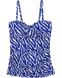 Regatta - Aceana Iii Abstract Tankini Top (helderste Blauw) - Lyst