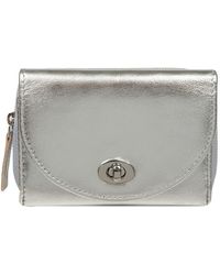 NiNa Amora - 'Clara' Metallic Leather Purse - Lyst