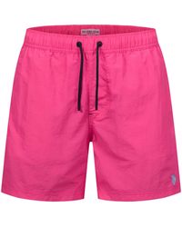 U.S. POLO ASSN. - U. Polo Assn. 100% Nylon Zwembroek Voor Mannen - Lyst