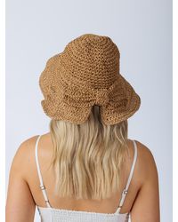SVNX - Bowknot Straw Sun Hat - Lyst