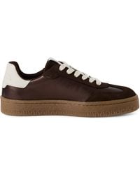 Tamaris - Suede Leather Fashion Lace Up Sneakers - Lyst