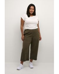 Kaffe - Casual Hose Loose Fit Grape Leaf - Lyst