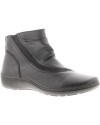 Clarks - Ankle Boots Cora Derby Leather Zip - Lyst