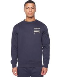 Duck and Cover - Jennerkins Crew Hals Trui (marine) - Lyst
