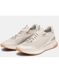 BOSS - Soksneakers Met Gebreide Bovenzijde En Visgraatzool - Lyst