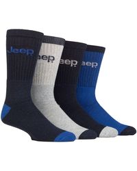 Jeep - 4 Pack Recycled Cotton Boot Socks - Lyst