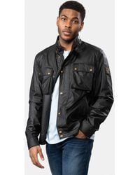 Belstaff - Racemaster Waxed Cotton Compact Field Jacket - Lyst