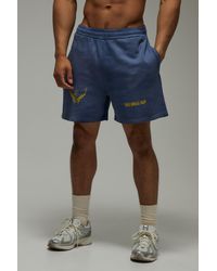 BoohooMAN - One More Rep Loose Fit Washed 5Inch Shorts - Lyst