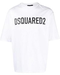 DSquared² - Bold Logo T-Shirt Cotton - Lyst