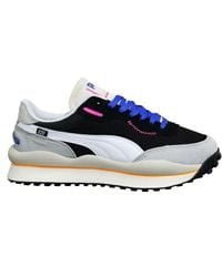 PUMA - Style Rider Play On Low Lace Up Casual Trainers - Lyst