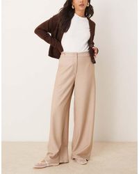 ASOS - Tailored Relaxed Straight Leg Trousers - Lyst