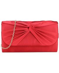 SVNX - Ruched Satin Clutch - Lyst