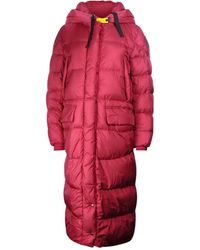 Parajumpers - Mummy Rode Lange Donsjack Met Capuchon - Lyst