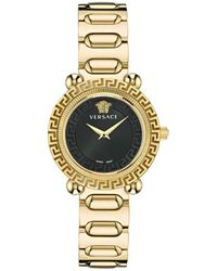 Versace - Greca Twist Gold Watch Ve6i00523 Stainless Steel - Lyst