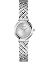 Guess - Horloge Polshorloge Gb Mini Rumour Gw0839l4 Roestvrij Staal Zilver - Lyst