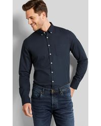 Bugatti - Herren Oxford Overhemd Met Button-down Kraag - Lyst