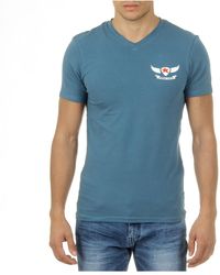 Andrew Charles by Andy Hilfiger - T-Shirt Short Sleeves V-Neck Kenan - Lyst