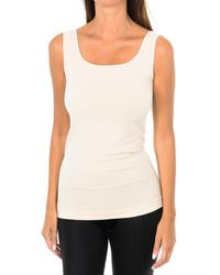 Intimidea - Empire Tank Top Round Neck 210150 - Lyst