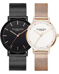 Victoria Hyde London - Couple Watches Gift Set Rose - Lyst
