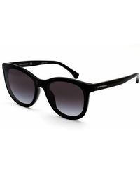 Emporio Armani - Cat Eye Plastic Sunglasses Shiny / Gradient - Lyst