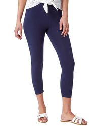 Roman - Elastic Waist Stretch Cropped Leggings - Lyst
