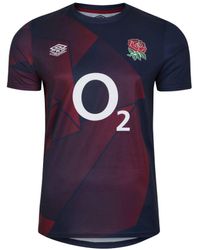 Umbro - 23/24 Engeland Rugby Warm Up Jersey (marineblazer/tibetaans Rood) - Lyst