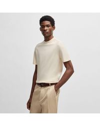 BOSS - P-thompson 290 Regular-fit T-shirt In Wit - Lyst