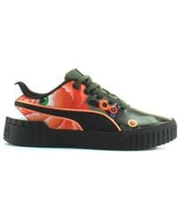 PUMA - Cali Peonies Camo Sue Tsai Low Lace Up Trainers 369388 01 - Lyst