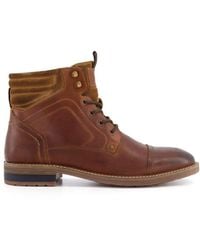 Dune - Capri Toe Cap Worker Boots - Lyst