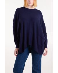 Blue Vanilla - Round Neck Pocket Jumper - Lyst