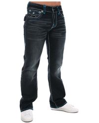True Religion - Billy Flap Super T Jeans In Denim - Lyst