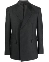 Prada - Dubbelrijs Wollen Jasje - Lyst