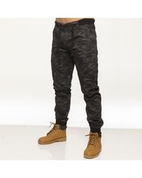 Enzo - Military Combat Jogger Trousers - Lyst