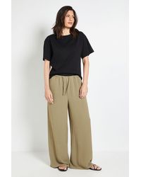 Wallis - Drawstring Woven Trouser - Lyst