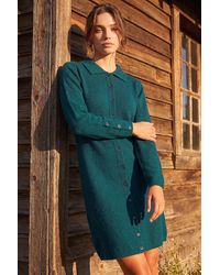 Roman - Petite Collared Knit Shift Dress - Lyst