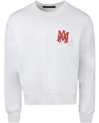 Amiri - Ma-logo Wit Sweatshirt - Lyst