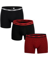 BOSS - Pack Of 3 Elastic Cotton Boxers 50545674 - Lyst