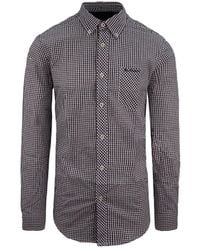 Ben Sherman - Checkered Oxford Shirt Cotton - Lyst