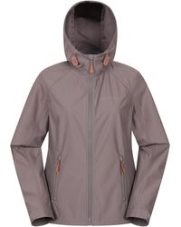 Mountain Warehouse - 'Iona' Softshell Jacket With Multiple Pockets Water Resistant Casual Everyday Coat - Lyst